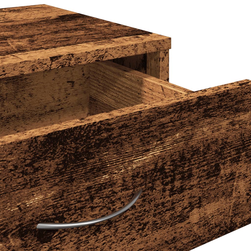 Rolling Cabinet Old Wood 46x36x59 cm Engineered Wood